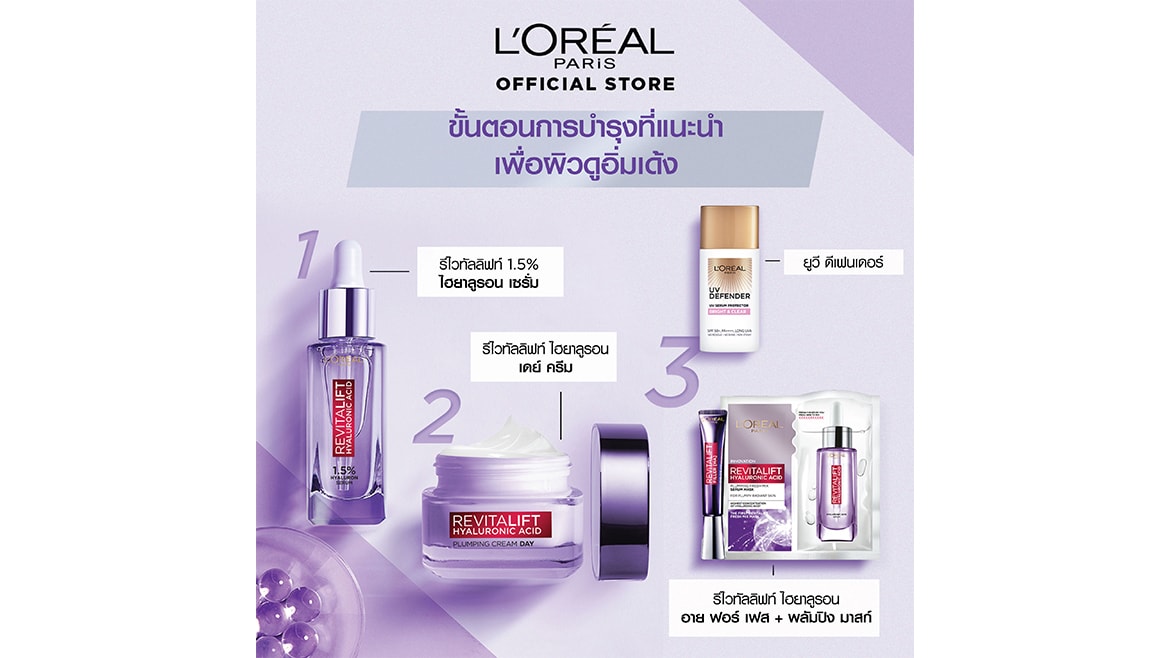 ขั้นตอนในการดูแลผิวเพื่อผิวที่ดูอิ่มเด้ง
